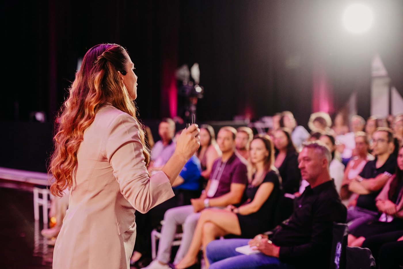 Palestra em evento de grande porte